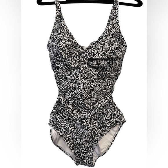 Lands End Grecian Style Swimsuit - Picture 1 of 9